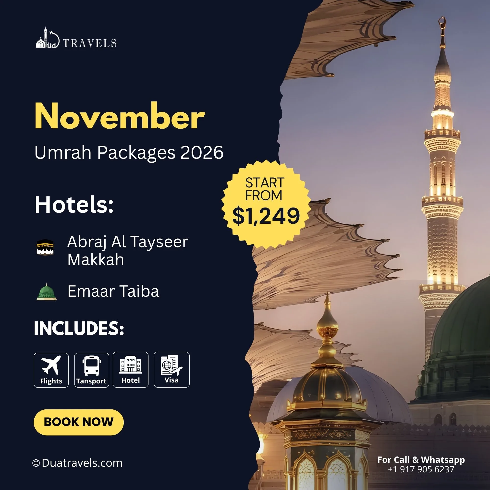 November Umrah Packages 2026