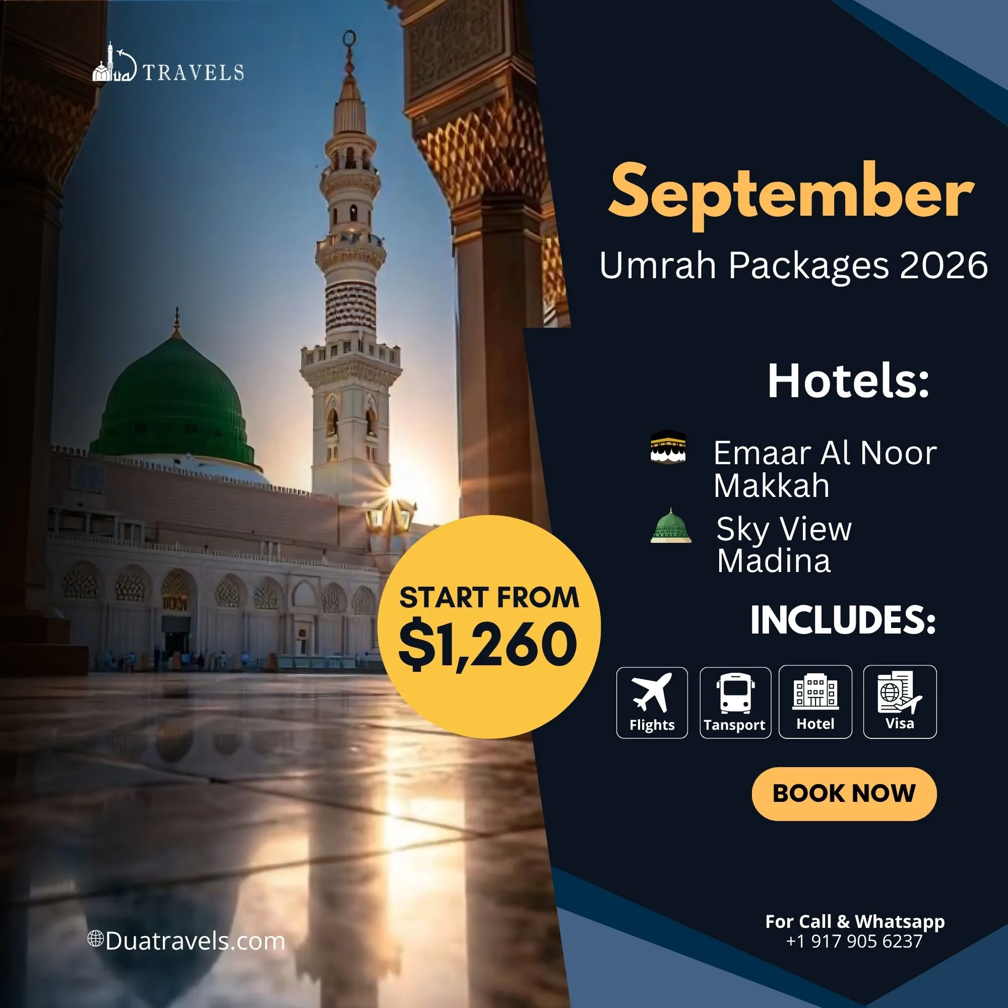 September Umrah Packages 2027