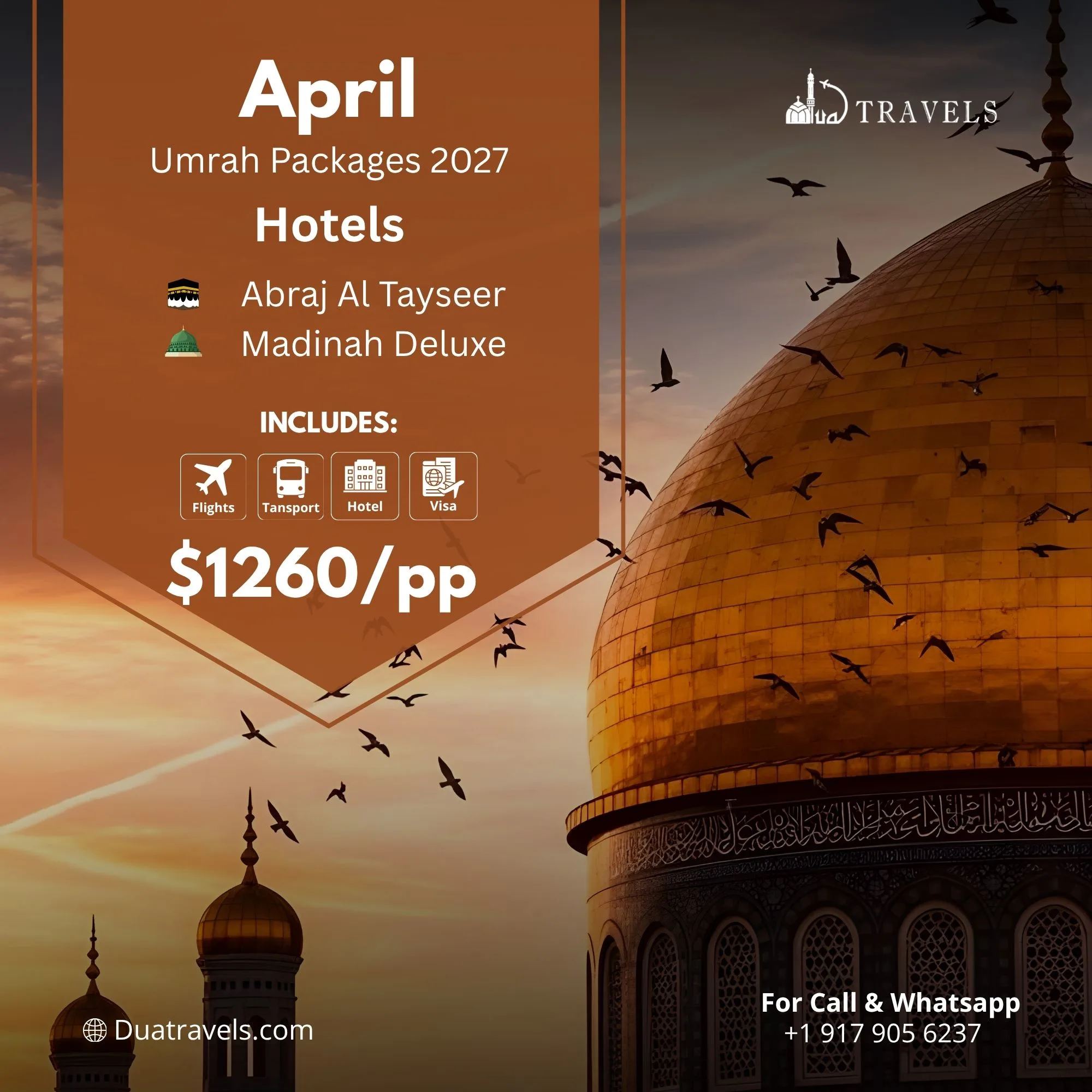 April Umrah Packages 2027