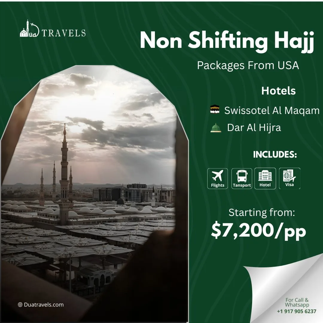 Non Shifting Hajj Packages USA