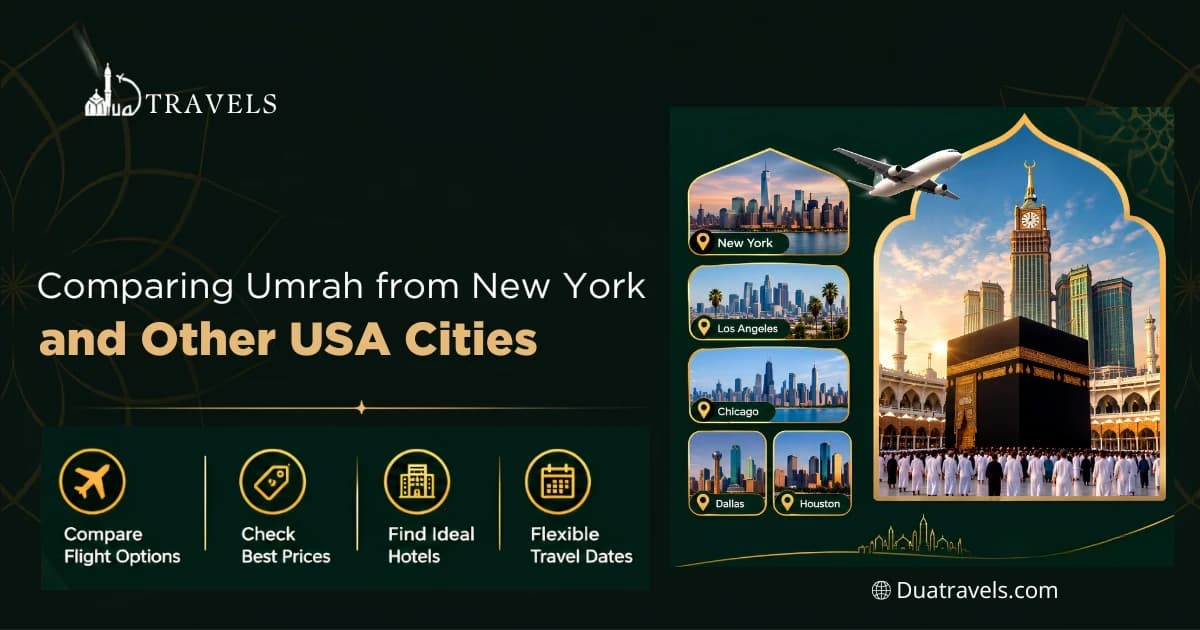 Comparing Umrah from New York and Other USA Cities