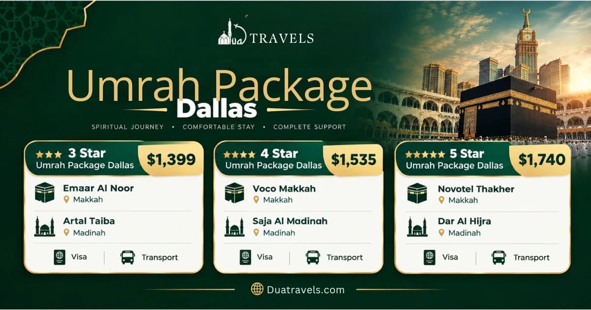Explore Top Travel Itineraries for Dallas Umrah Pilgrims